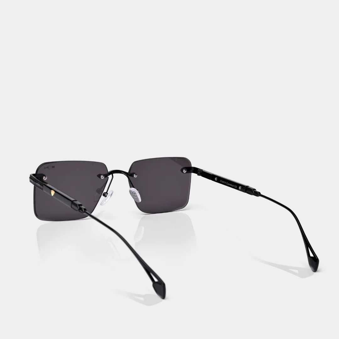 MOONX CALLISTO S1 – UV400 Rimless Rectangular Sunglasses (Unisex)