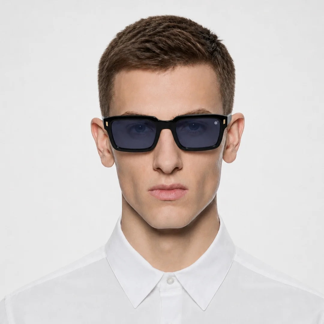 MOONX AURA S1 – UV400 Sleek Rectangular Sunglasses (Unisex)