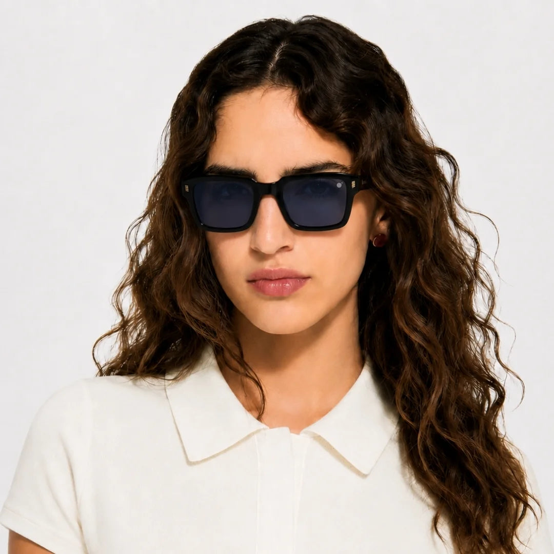 MOONX AURA S1 – UV400 Sleek Rectangular Sunglasses (Unisex)
