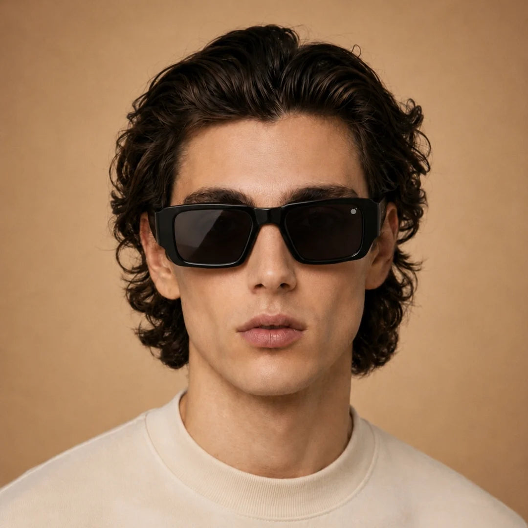 MOONX X-LUNA – UV400 Bold Rectangular Luxury Sunglasses (Unisex)