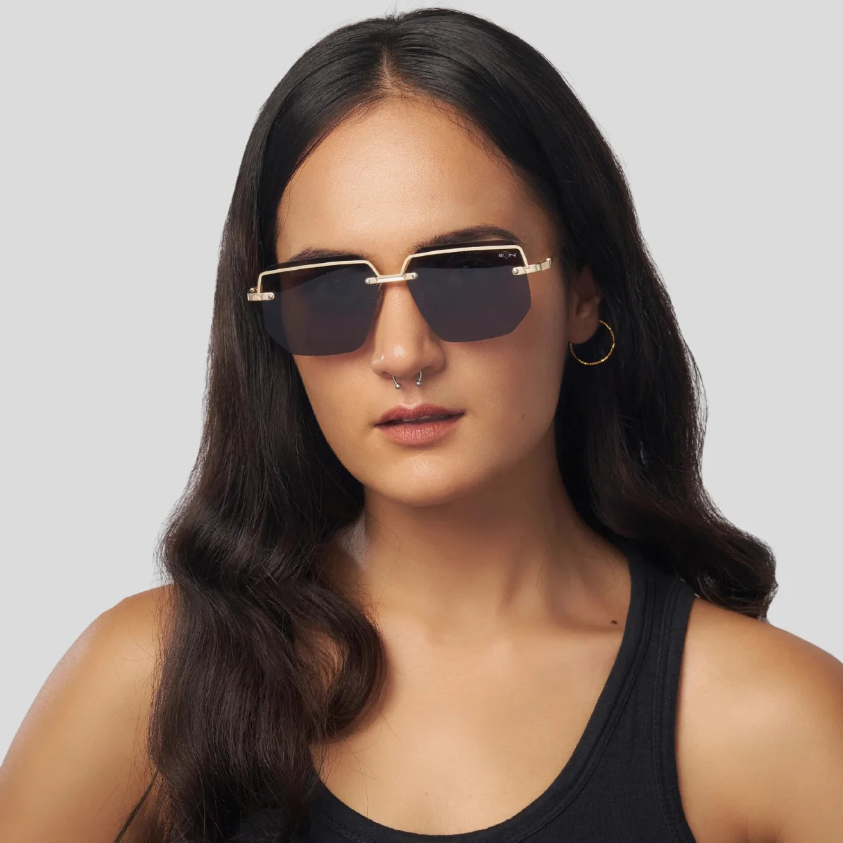 MOONX DEIMOS S3 – Futuristic Metal Frame Sunglasses (Unisex)
