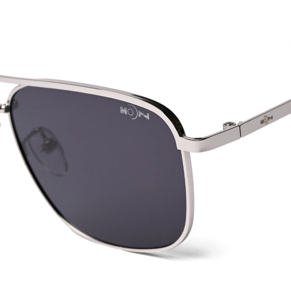MOONX Z-AUTONOE S2 – UV400 Rectangular Metal Frame Sunglasses (Unisex)
