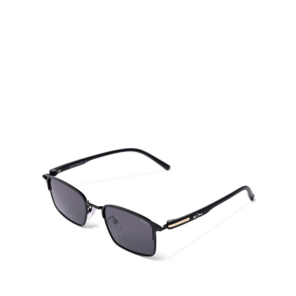 MOONX THEIA S1 – Polarised Rectangular Metal Frame Sunglasses (Unisex)