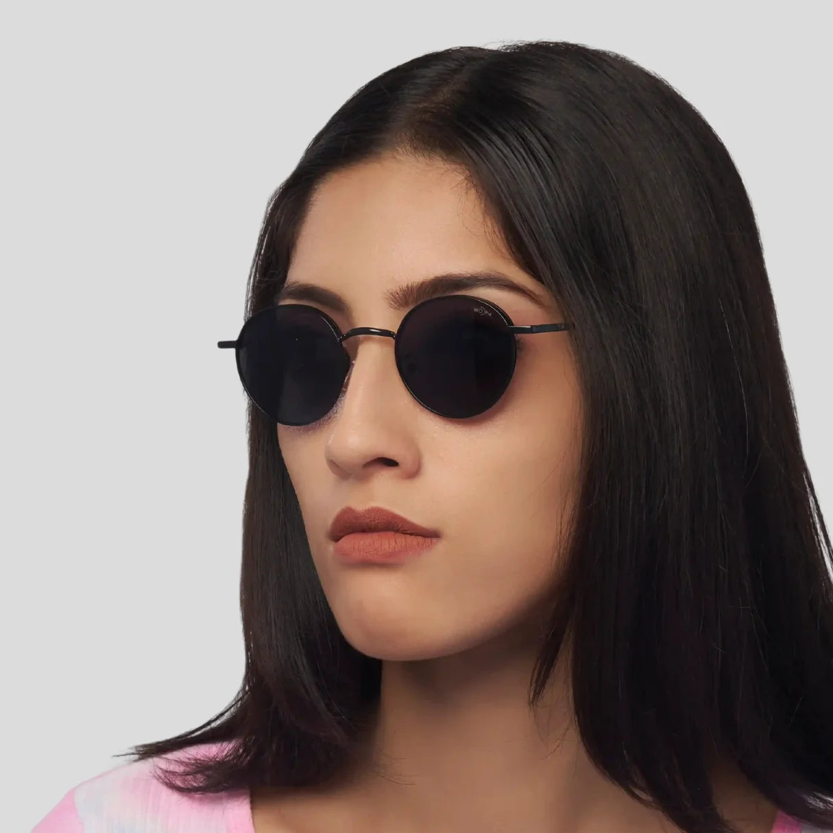 MOONX CLASSIC DIONE – Polarised Round Metal Sunglasses (Unisex)
