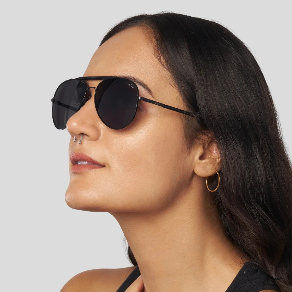 MOONX DRACO – Polarised Metal Aviator Sunglasses (Unisex)