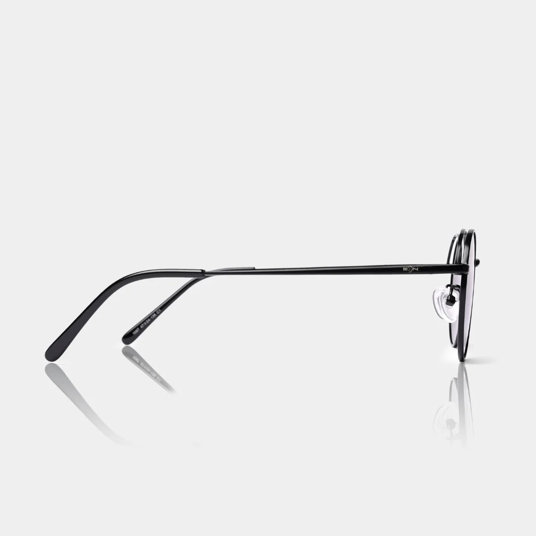 MOONX CLASSIC DIONE – Polarised Round Metal Sunglasses (Unisex)