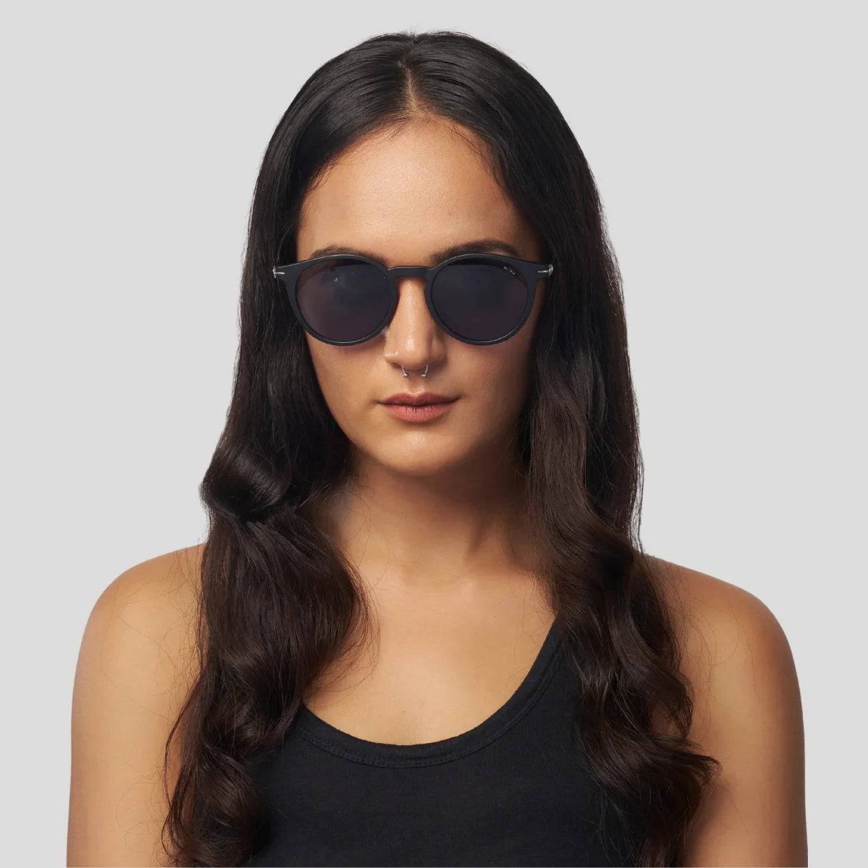 MOONX ORBIT S3 – Polarised Round Metal Frame Sunglasses (Unisex)