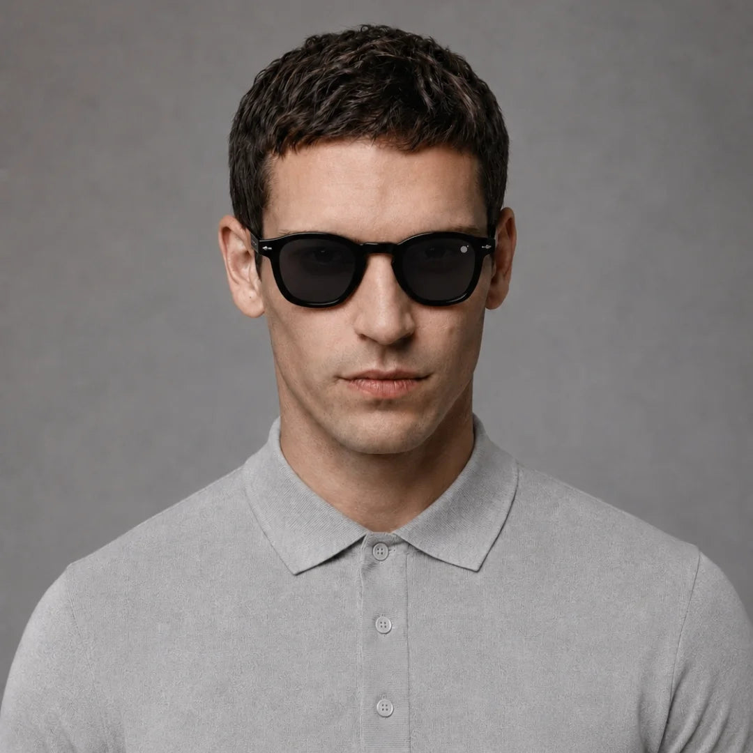 MOONX AERO S1 – UV400 Minimalist Round Sunglasses (Unisex)