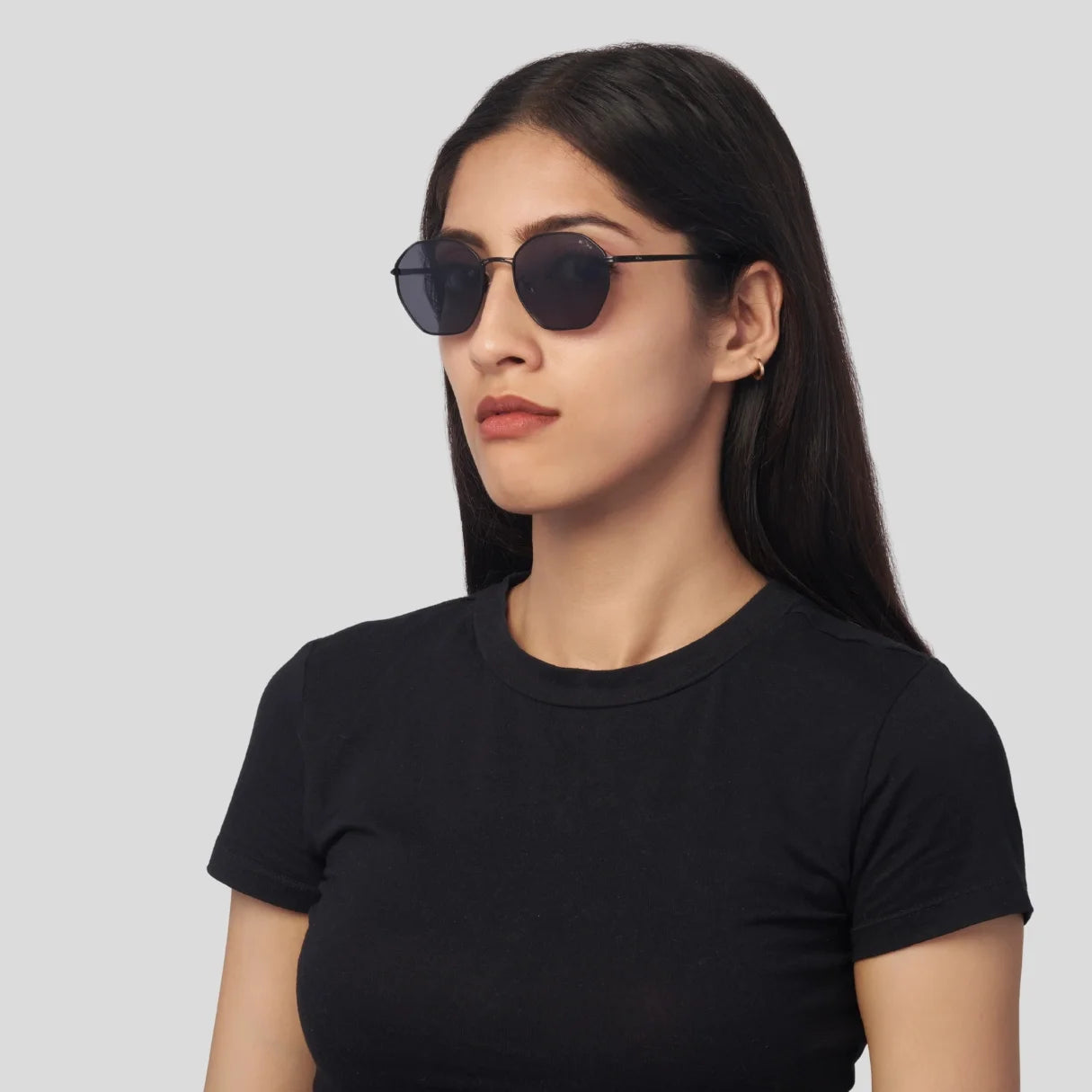 MOONX MIRANDA S1 – UV400 Geometric Round Metal Sunglasses (Unisex)