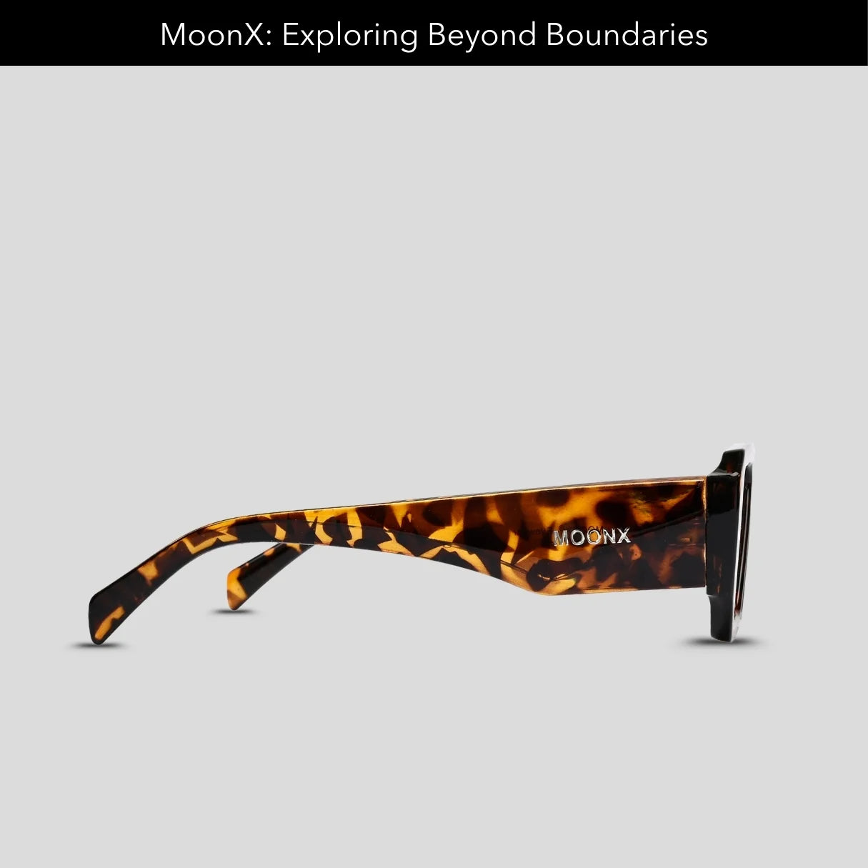 MOONX LUNA S2 - UV400 Premium & Bold Rectangular Frame Sunglasses