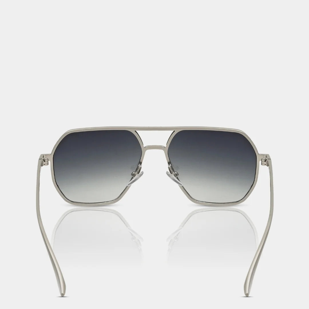 MOONX THYONE S4 – UV400 Aviator Metal Frame Sunglasses (Unisex, Trending)
