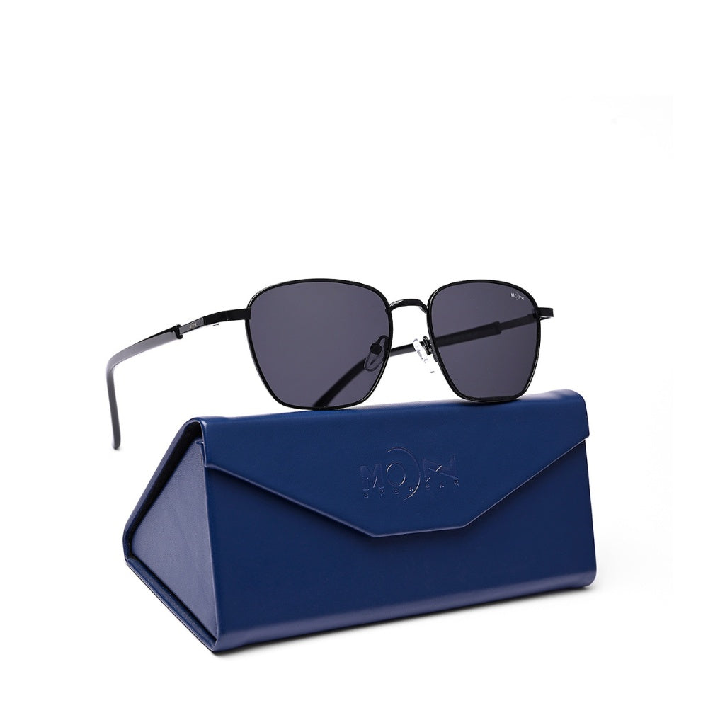 MOONX TYCHO S1 – Polarised Compact Metal Sunglasses (Unisex)