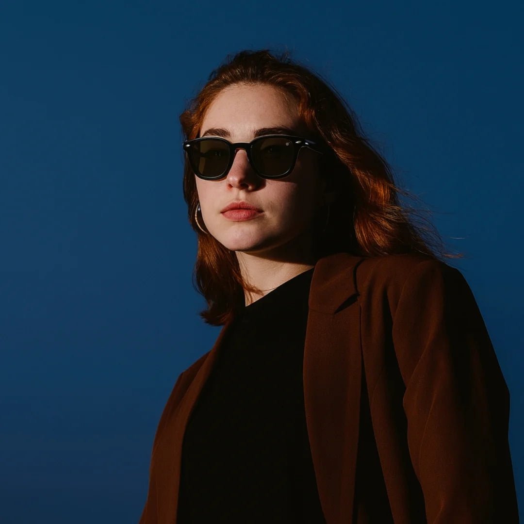 MOONX AERO S1 – UV400 Minimalist Round Sunglasses (Unisex)