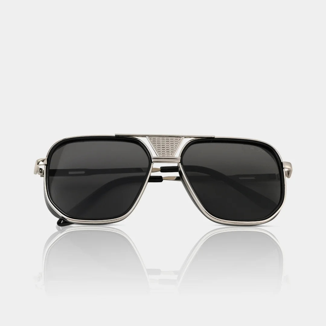 MOONX REAL NOVA S3 – UV400 Aviator Metal Frame Sunglasses (Unisex)