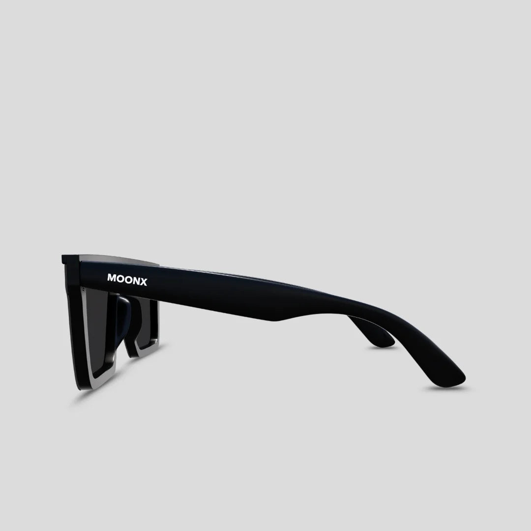 MOONX TREND SETTER – Polarised Rectangular Luxury Sunglasses (Unisex)