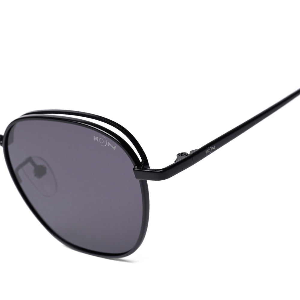 MOONX LYRA S1 – Polarised Round Metal Sunglasses (Unisex)