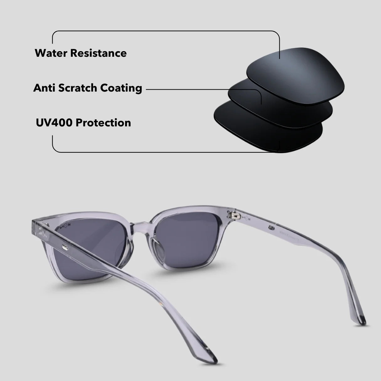 MOONX MAGNETIC S3 – UV400 Edgy Cat‑Eye Sunglasses (Unisex)