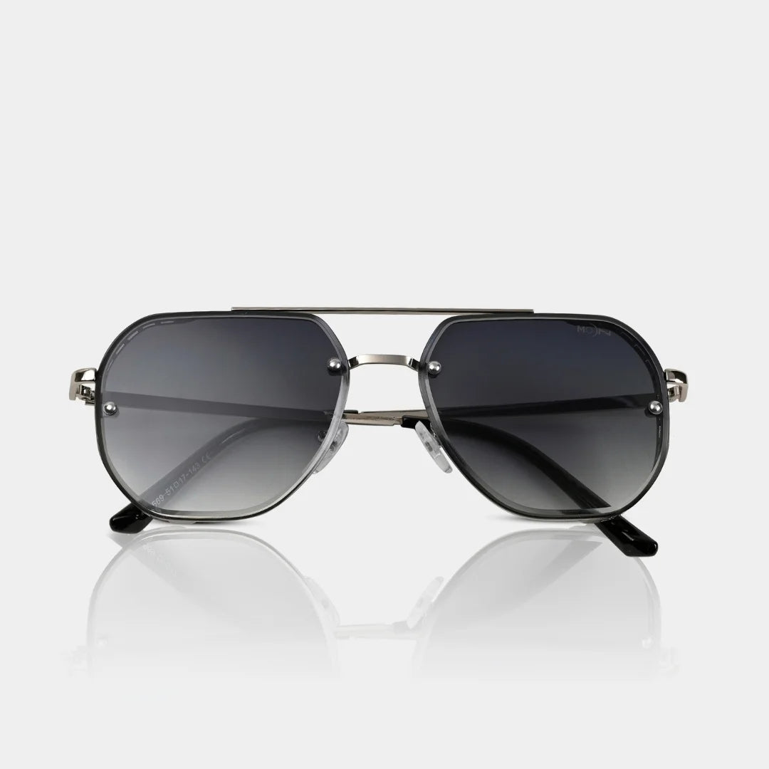 MOONX MAJOR S3 (EXCLUSIVE) – UV400 Aviator Metal Frame Sunglasses (Unisex)