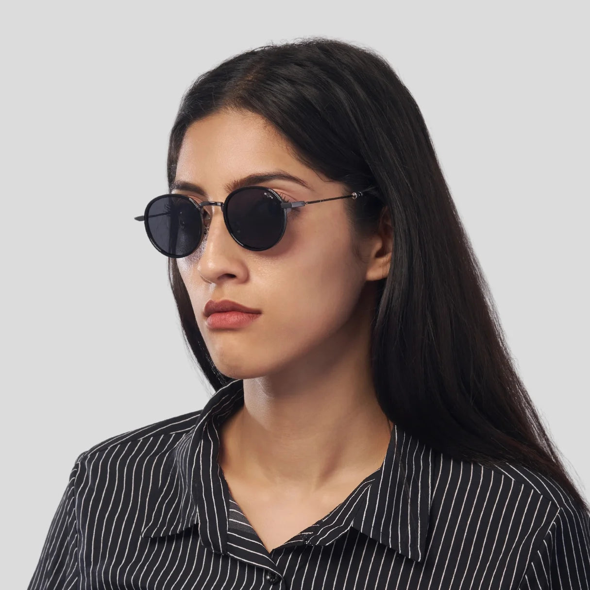 MOONX MOONSHINE S4 – Polarised Classic Round Metal Sunglasses (Unisex)