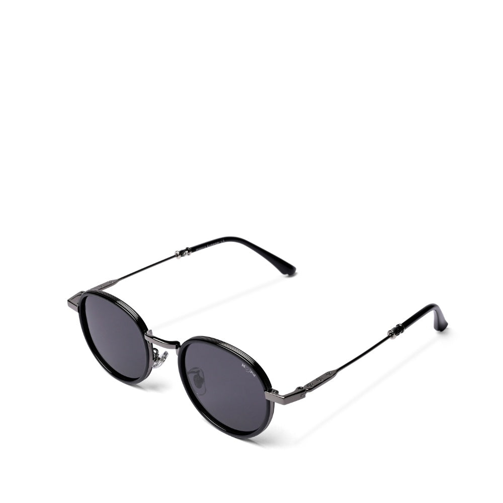 MOONX MOONSHINE S4 – Polarised Classic Round Metal Sunglasses (Unisex)