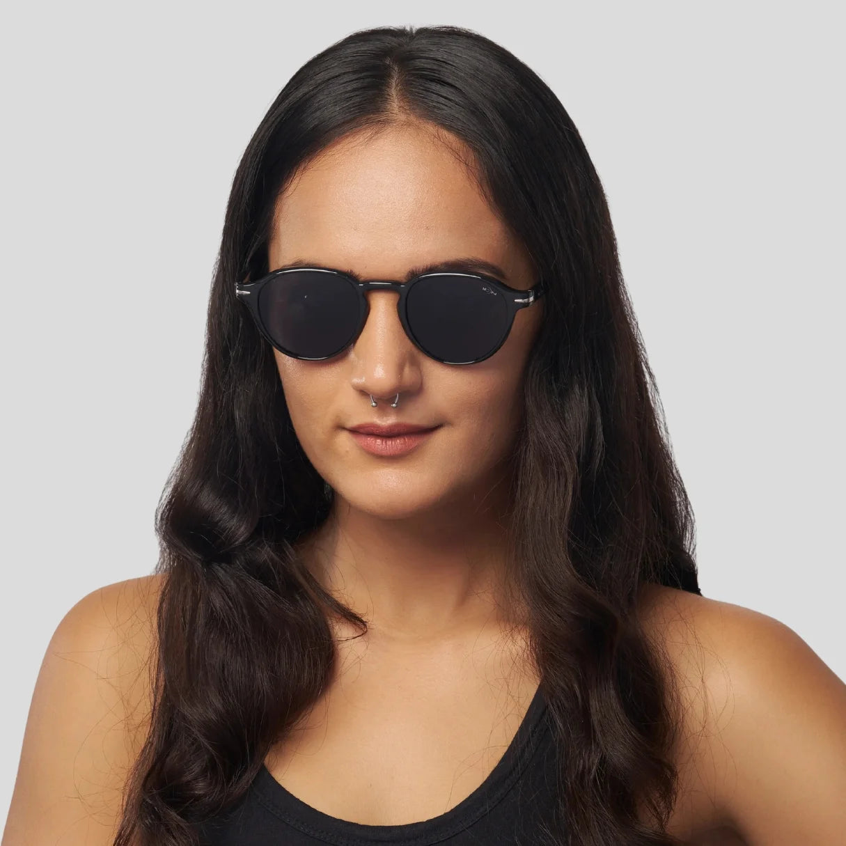 MOONX MARTIAN – Polarised Round Frame Sunglasses (Unisex)