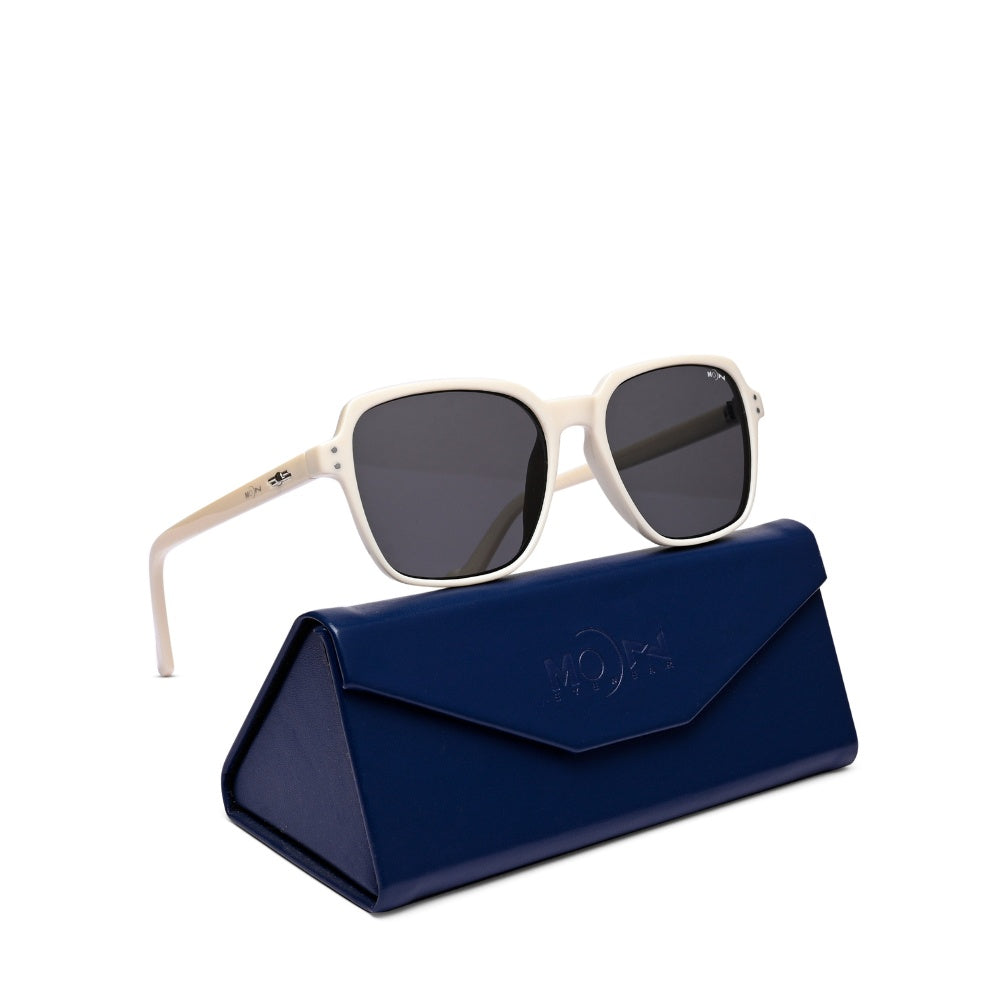 MOONX ROMAN S2 – UV400 Square PC Frame Sunglasses (Unisex)