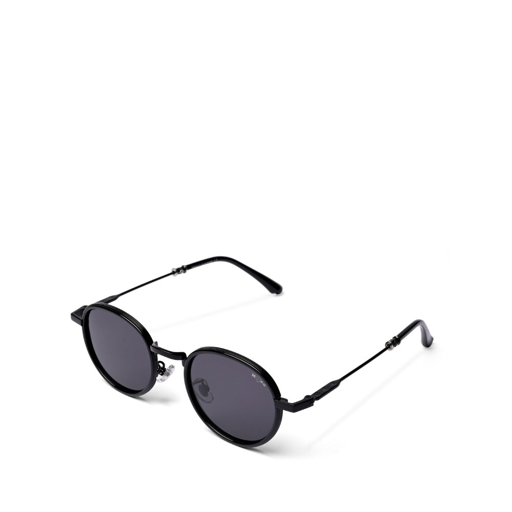 MOONX MOONSHINE S1 – Polarised Classic Round Metal Sunglasses (Unisex)