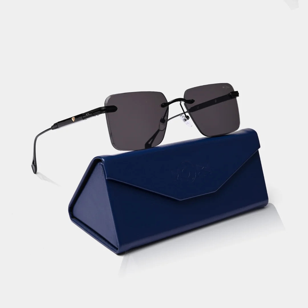 MOONX CALLISTO S1 – UV400 Rimless Rectangular Sunglasses (Unisex)