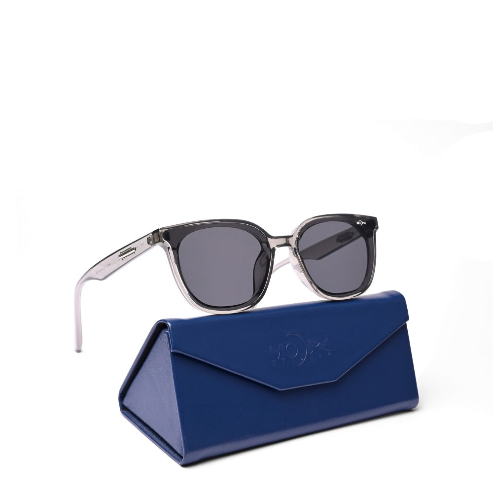 MOONX NEREID S1 – UV400 Cat‑Eye Metal Sunglasses (Unisex)