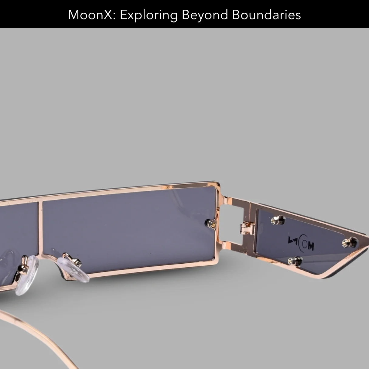 MOONX STAR STRIP – UV400 High-End Metal Frame Sunglasses (Unisex, Celebrity Edition)
