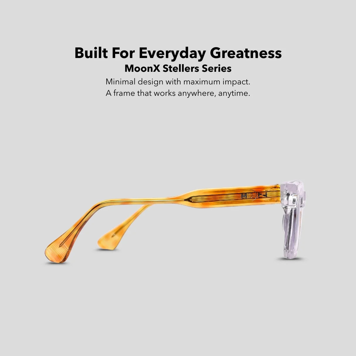 MOONX STELLERS S2 – UV400 Rectangular Sunglasses (Unisex)
