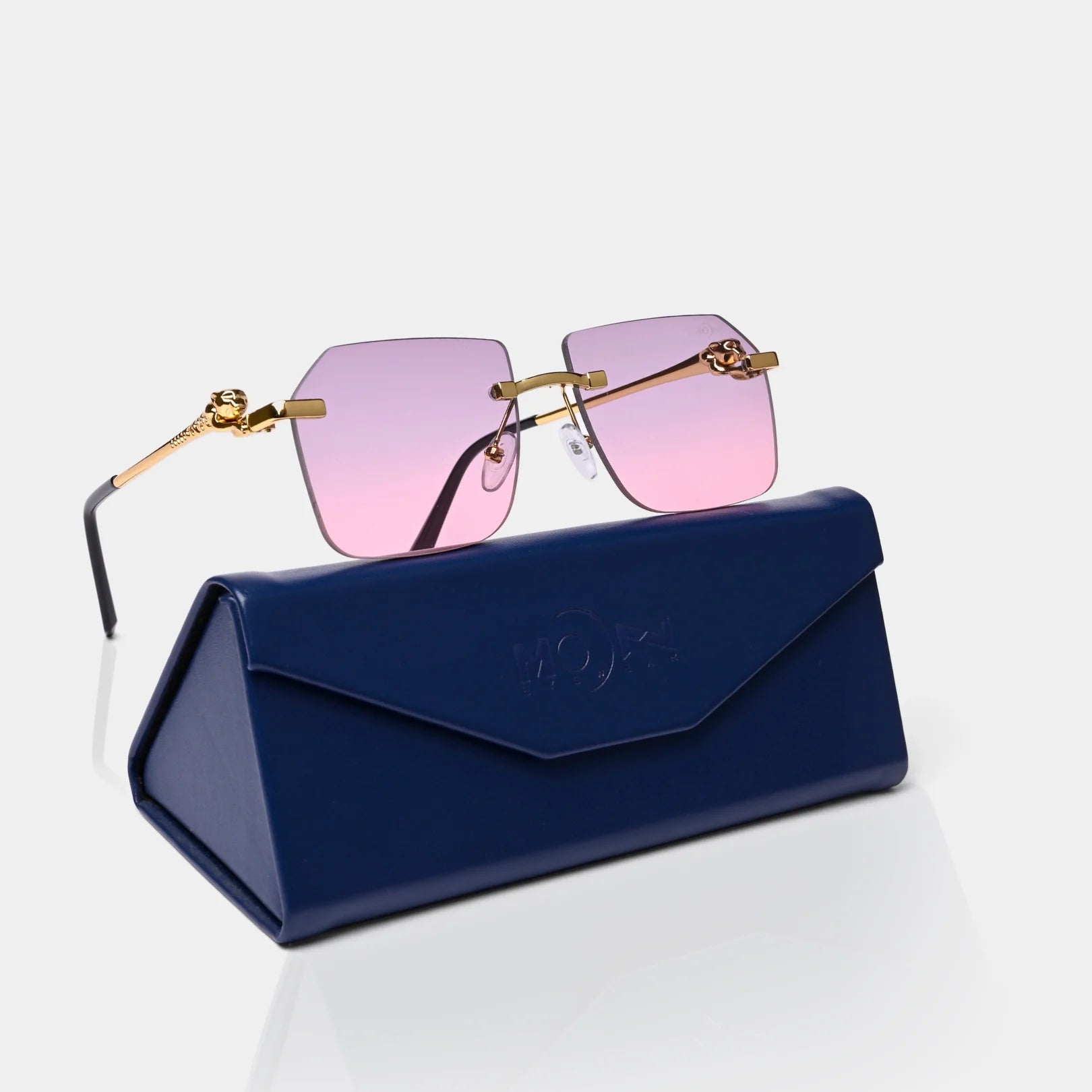 MOONX JAGUAR S3 – Modern Rimless Geometric Sunglasses (Unisex)