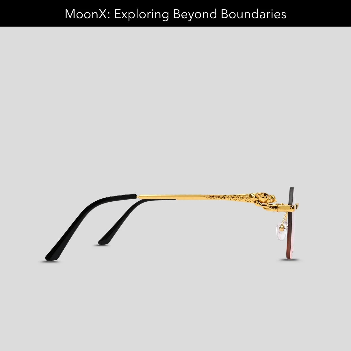 MOONX JAGUAR S3 – Modern Rimless Geometric Sunglasses (Unisex)