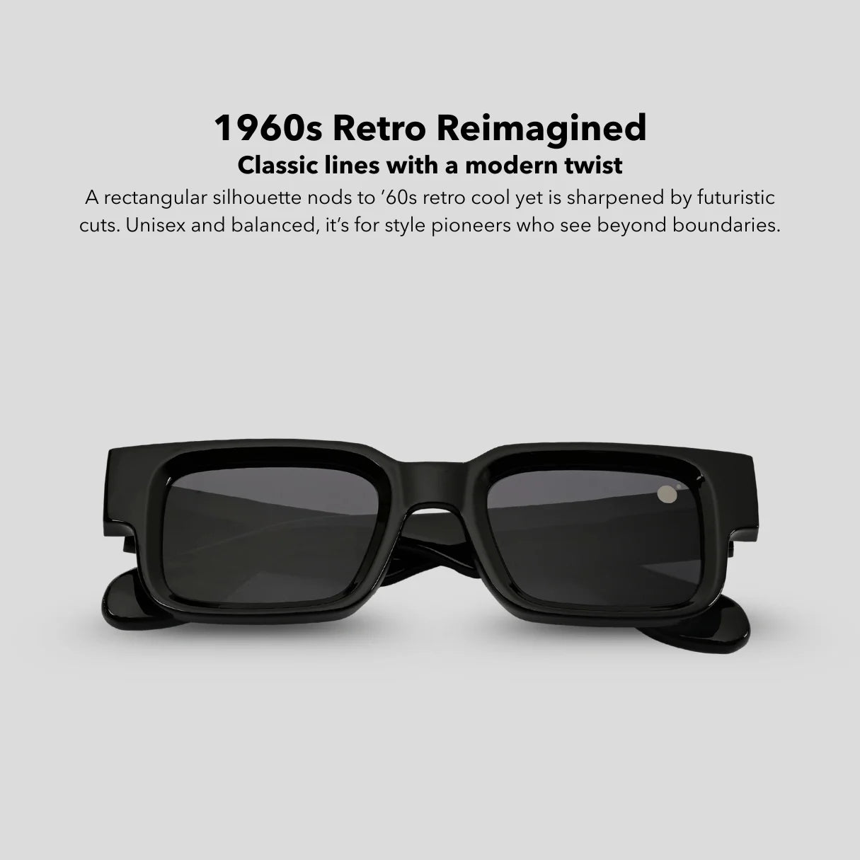 MOONX THE 1969 – UV400 Premium Luxury Rectangular Sunglasses (Unisex)
