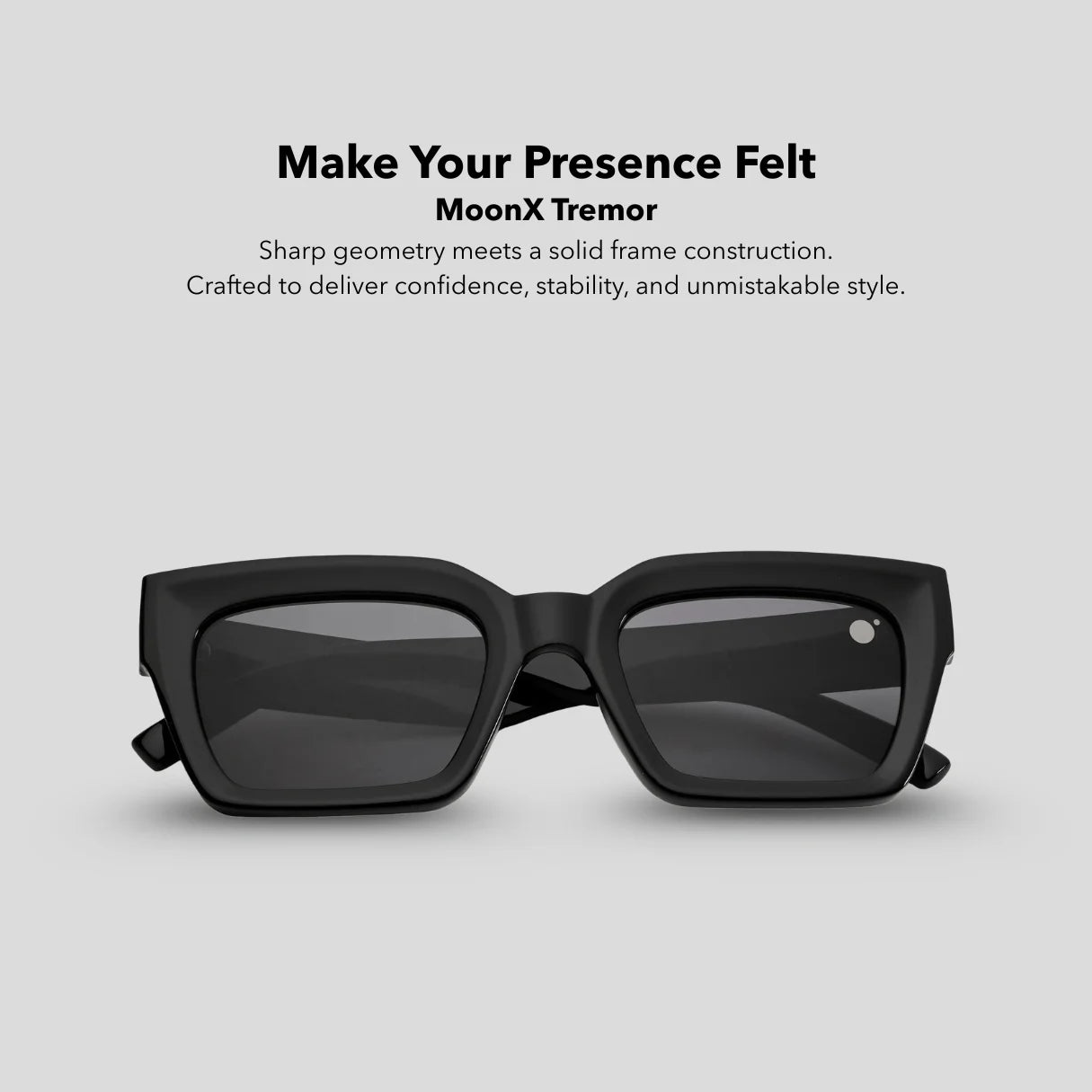MOONX TREMOR – UV400 Modern Geometrical Sunglasses (Unisex)