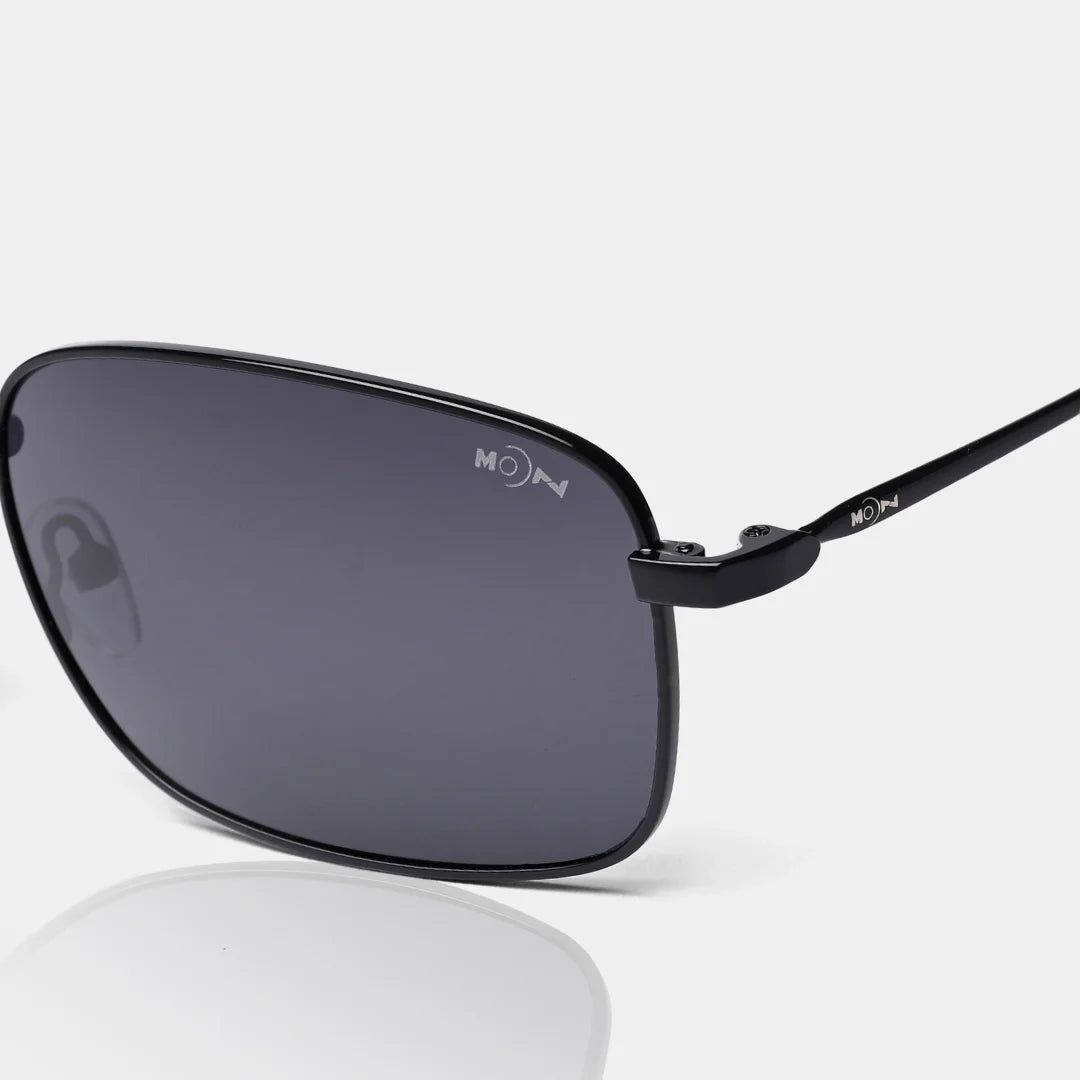 MOONX EXPOSE S1 – Polarised Metal Wrap‑Around Sunglasses (Unisex)