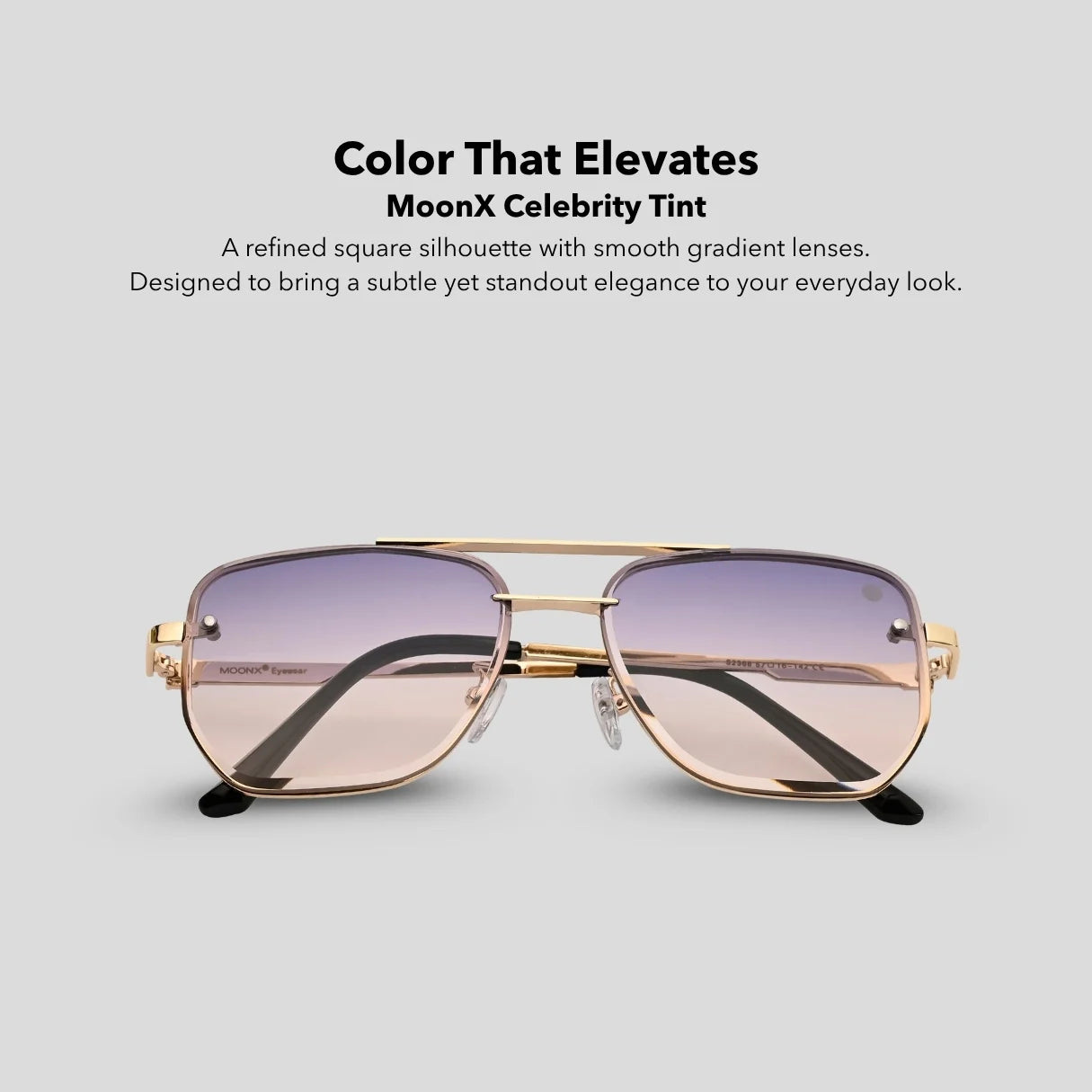 MOONX CELEBRITY TINT – UV400 Celebrity Inspired Sunglasses (Unisex)