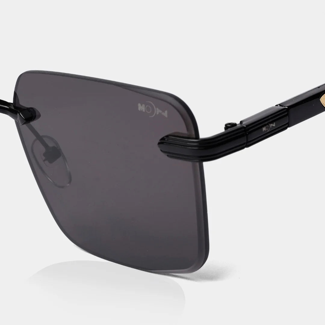 MOONX CALLISTO S1 – UV400 Rimless Rectangular Sunglasses (Unisex)