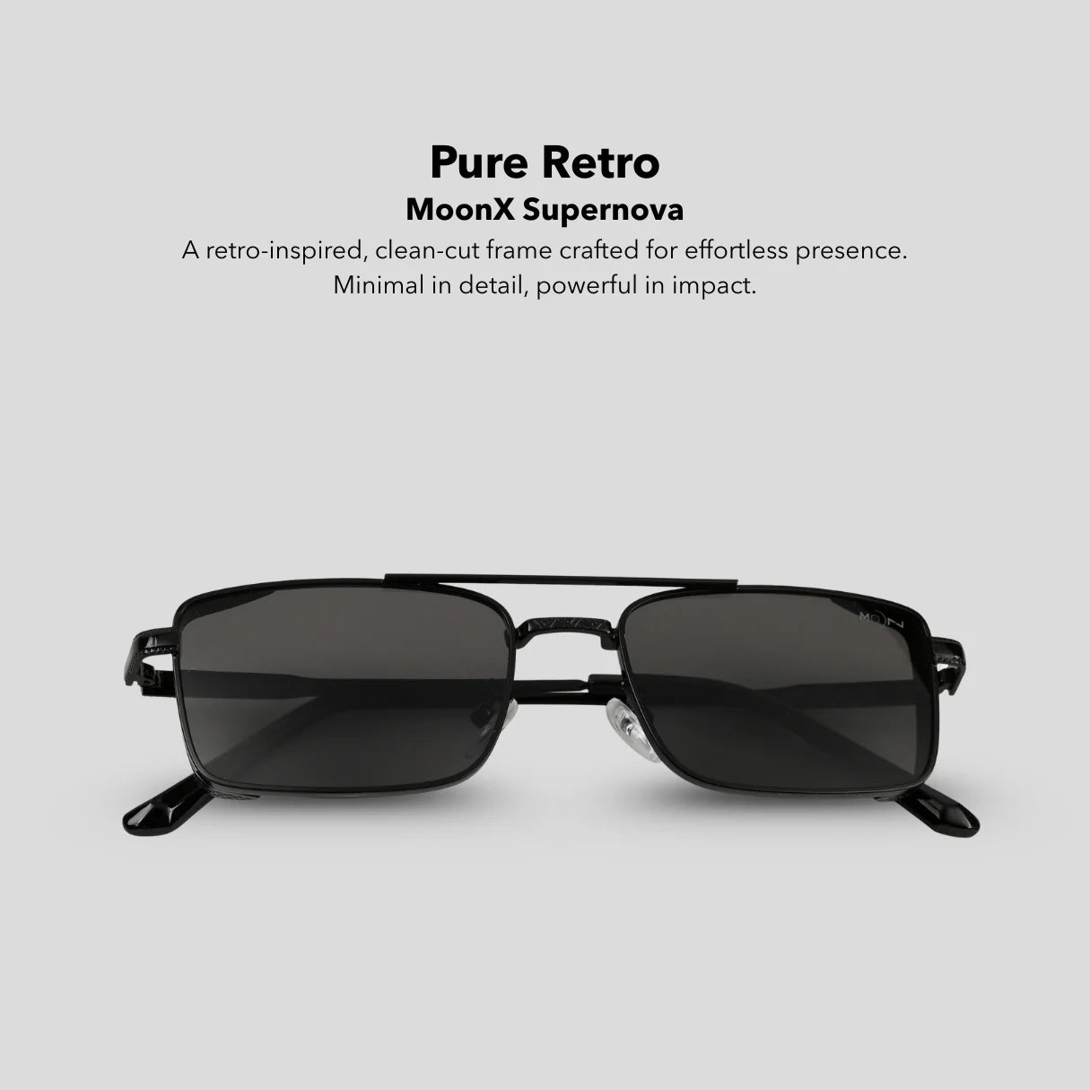 MOONX SUPERNOVA – UV400 Metal Frame Sunglasses (Unisex)