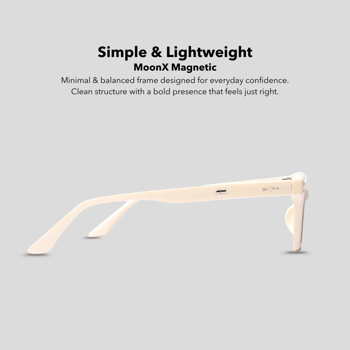 MOONX MAGNETIC S1 – UV400 Edgy Cat‑Eye Sunglasses (Unisex)