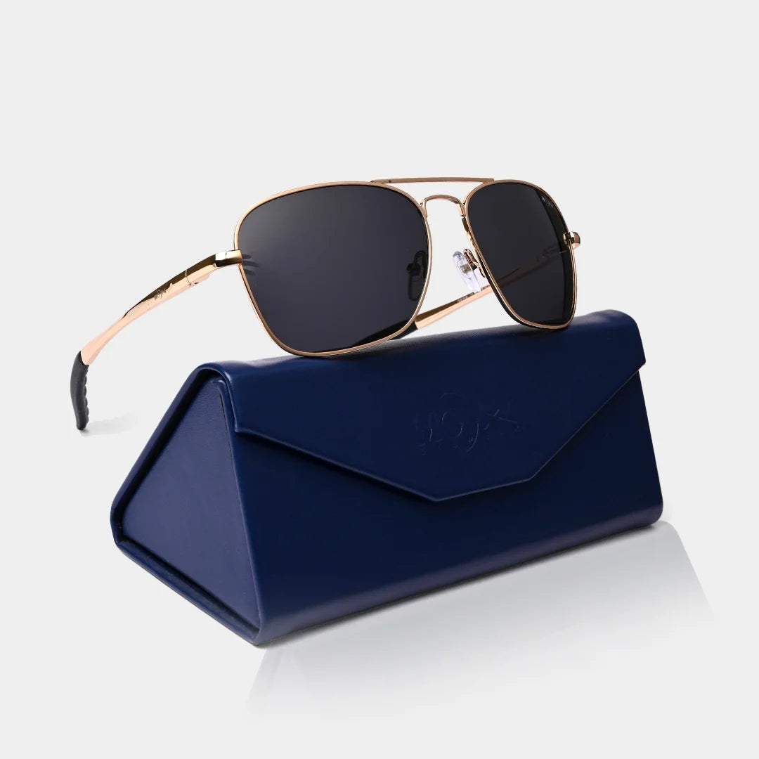 MOONX ANGEL S2 – Polarised Metal Aviator Sunglasses (Unisex)