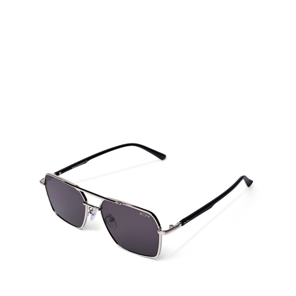 MOONX PHOBOS S1 – UV400 Rectangular Metal Sunglasses (Unisex)