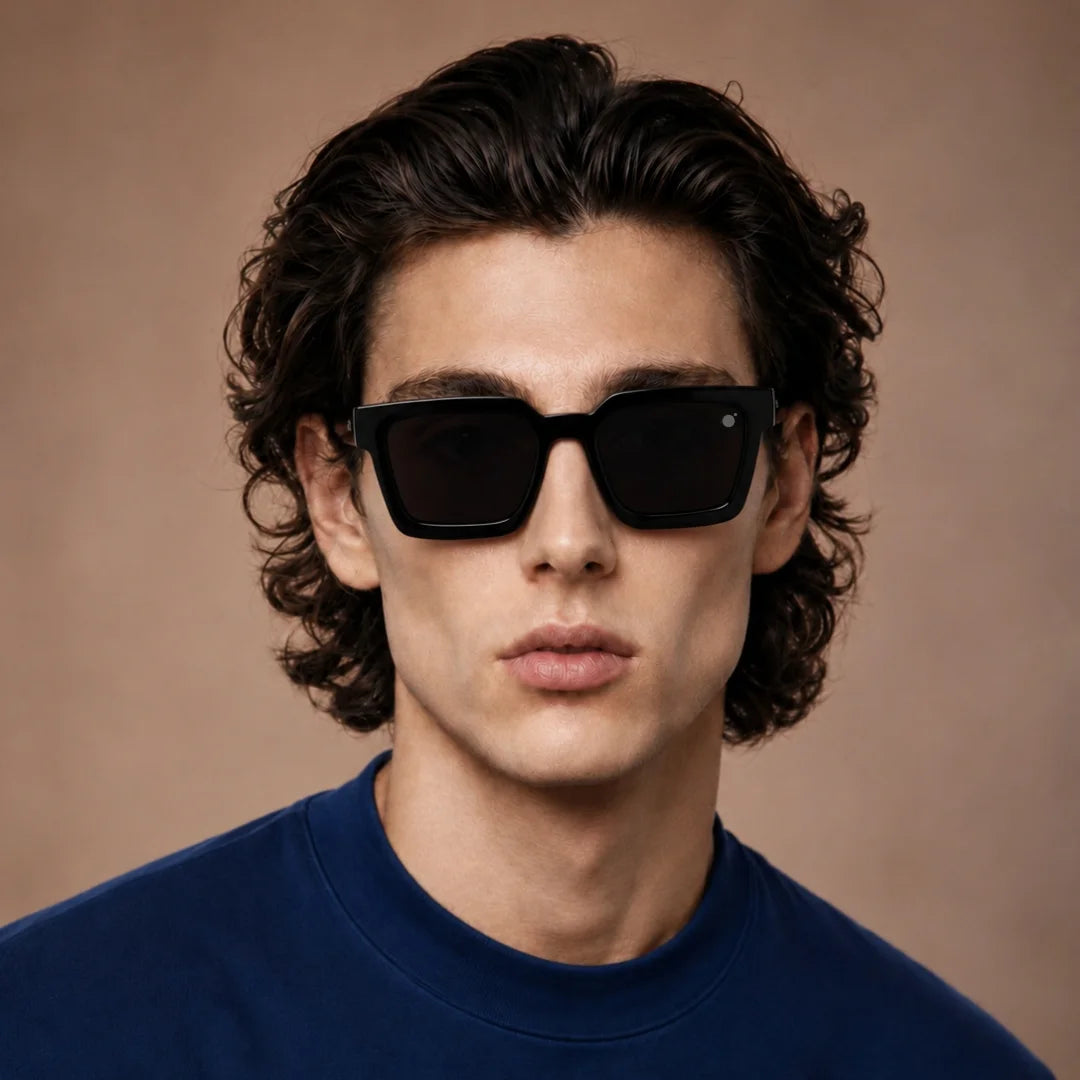MOONX CLASSIC BLACK – UV400 Protection Wayfarer Sunglasses (Unisex, Hot Selling)