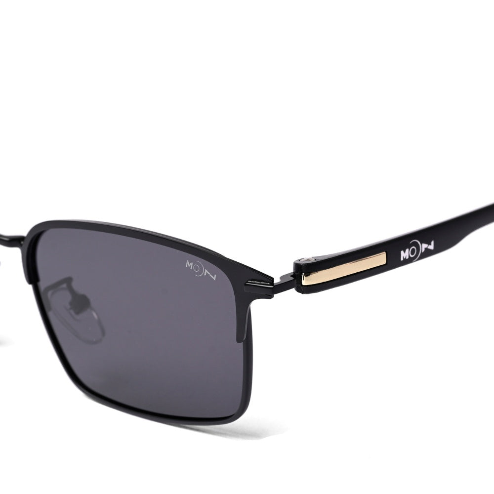 MOONX THEIA S1 – Polarised Rectangular Metal Frame Sunglasses (Unisex)