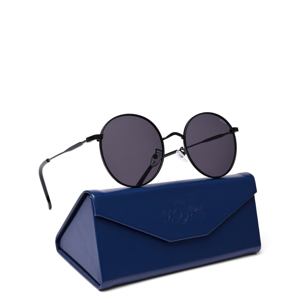 MOONX ROUNDS– Polarised Round Metal Frame Sunglasses (Unisex)
