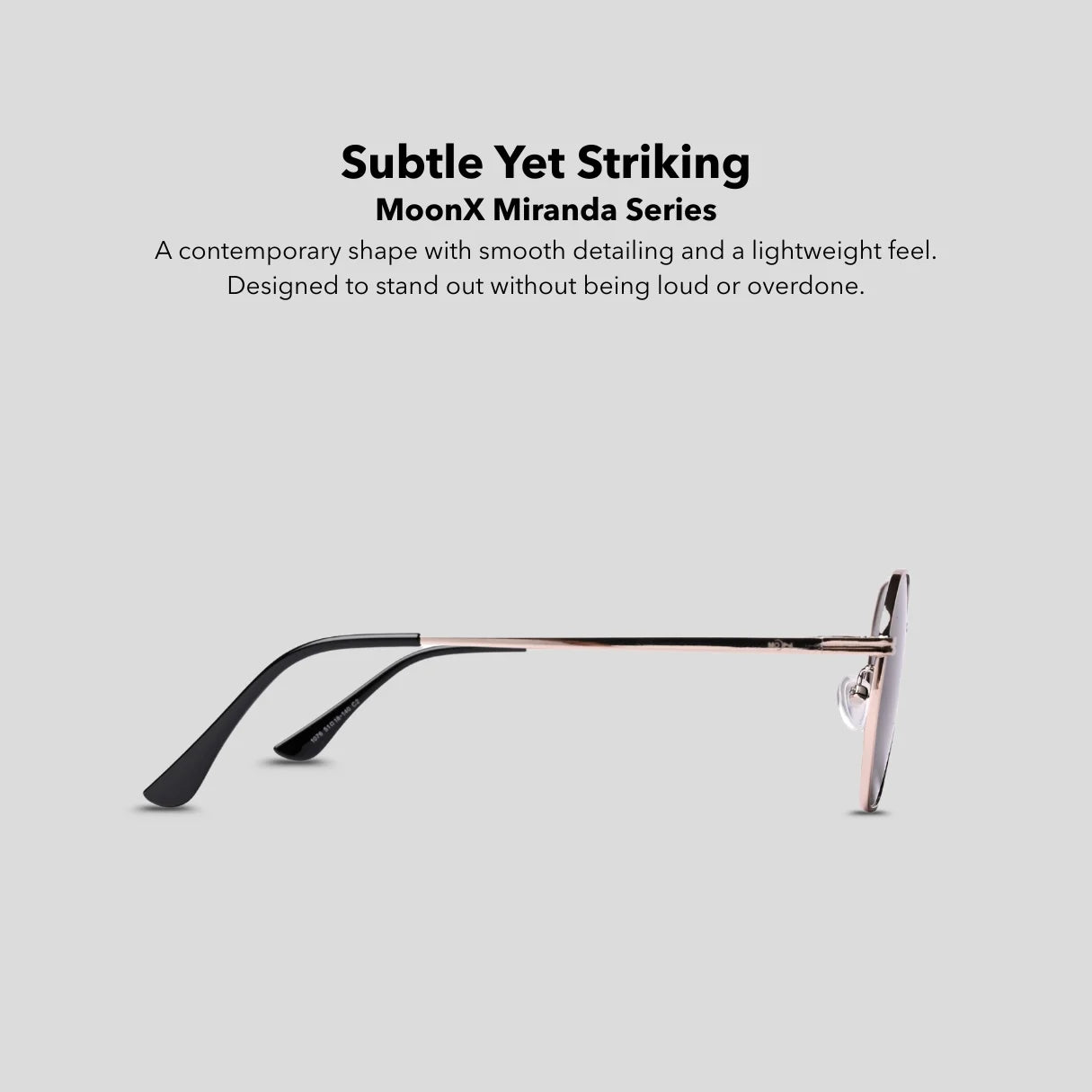 MOONX MIRANDA S2 – UV400 Geometric Round Metal Sunglasses (Unisex)