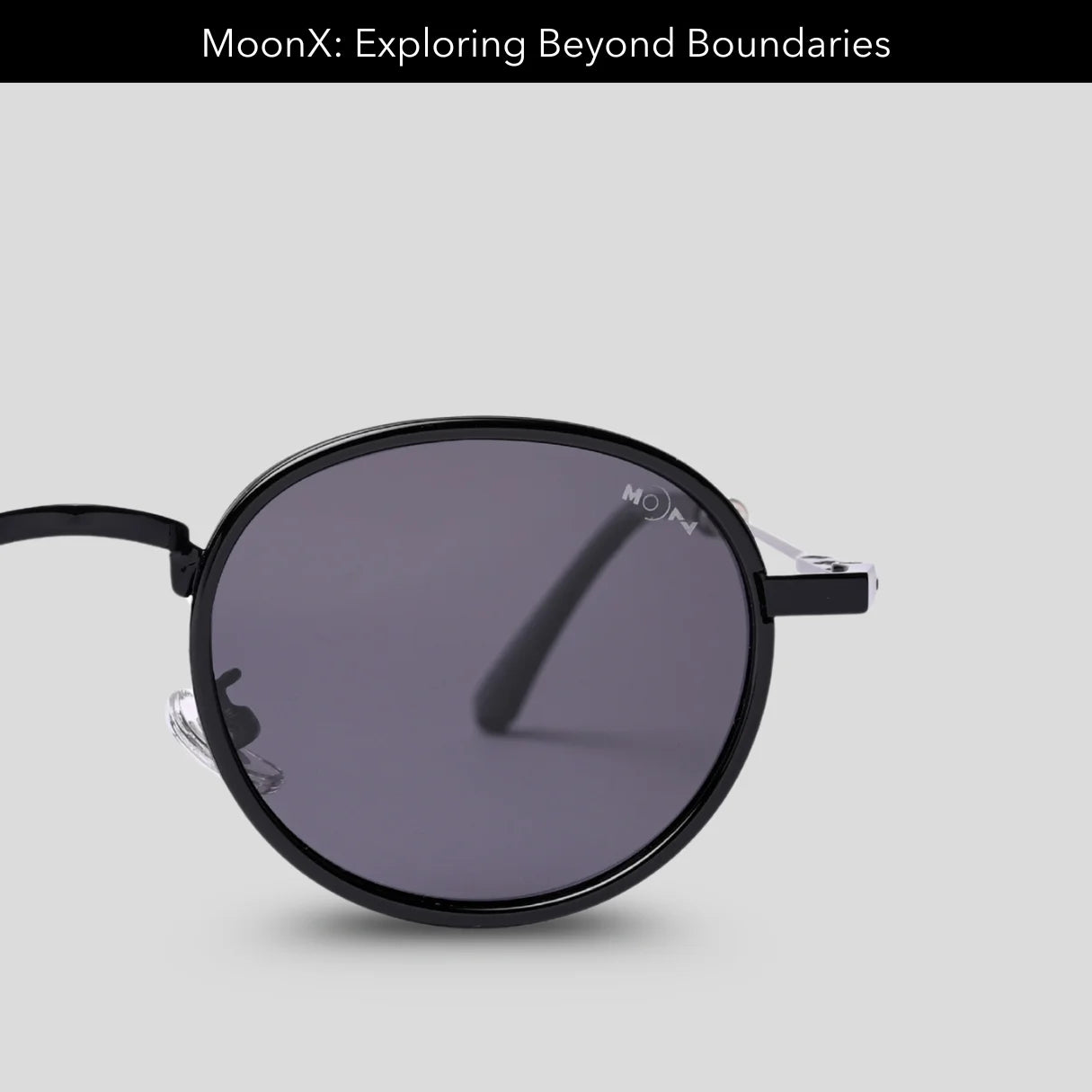 MOONX MOONSHINE S1 – Polarised Classic Round Metal Sunglasses (Unisex)