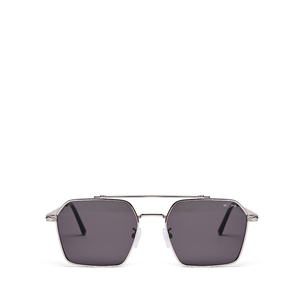 MOONX RISE S2 – UV400 Rectangular Metal Frame Sunglasses (Unisex)