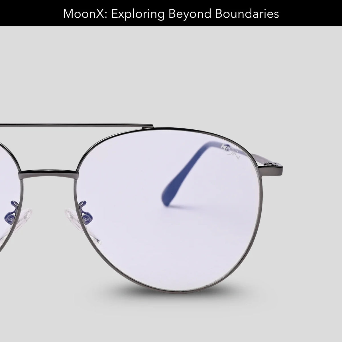MOONX READER Aviator – Anti-Blue Light Glasses (Unisex, Aviator Style)