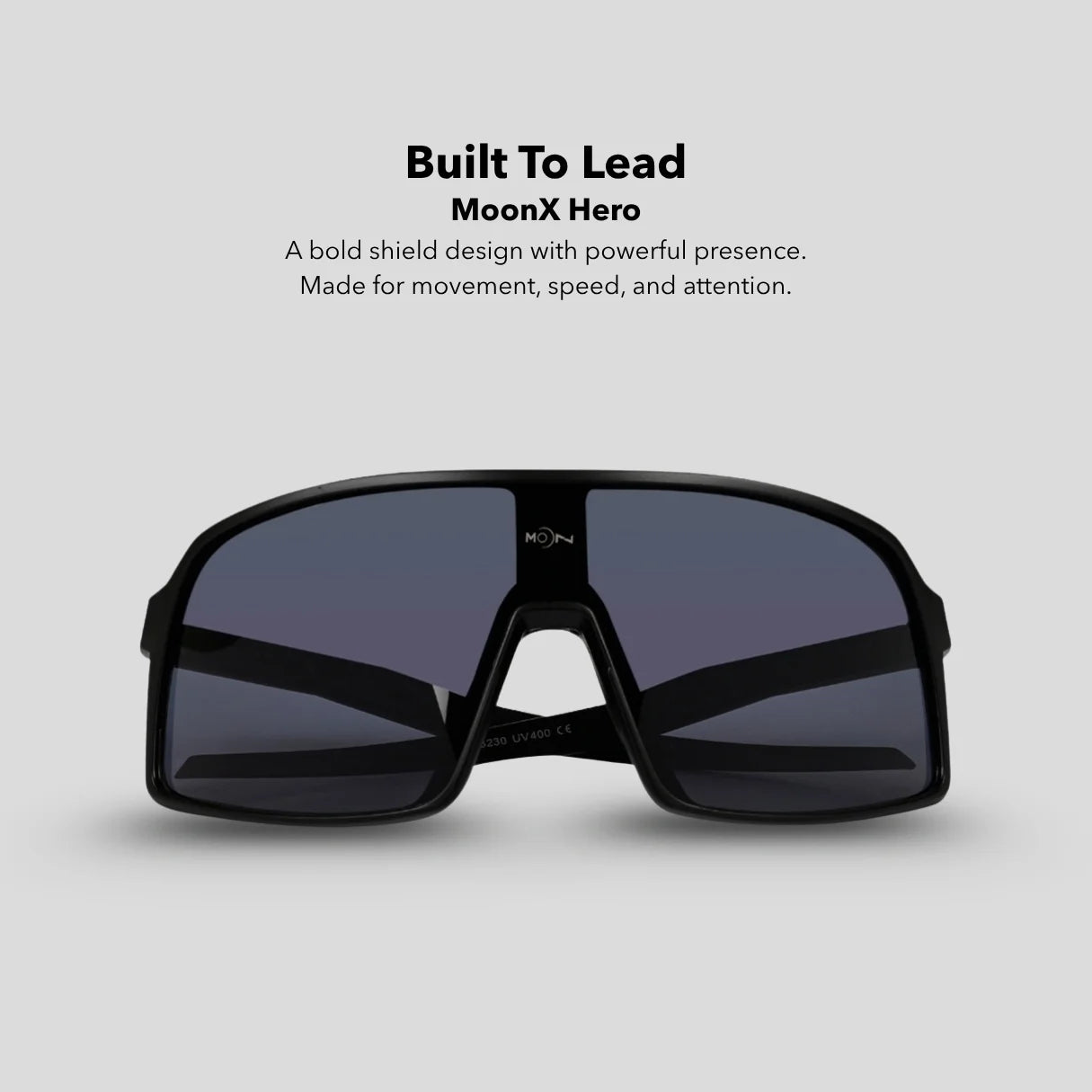 MOONX X-HERO S1 – UV400 Sports and Biking Sunglasses (Unisex)
